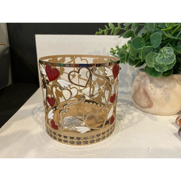 Bath & Body Works | Accents | Bath Body Works Valentine Hearts 3 Wick ...